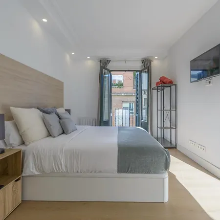 Gran Via New 2Br 1Bth Elevator Apartment Madrid Exterior photo